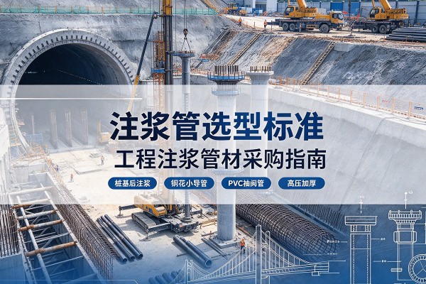 洪江注浆管选型标准
