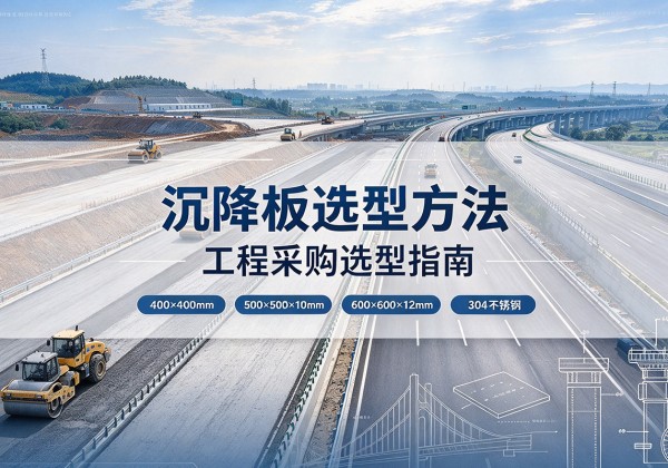 洪江沉降板选择方法